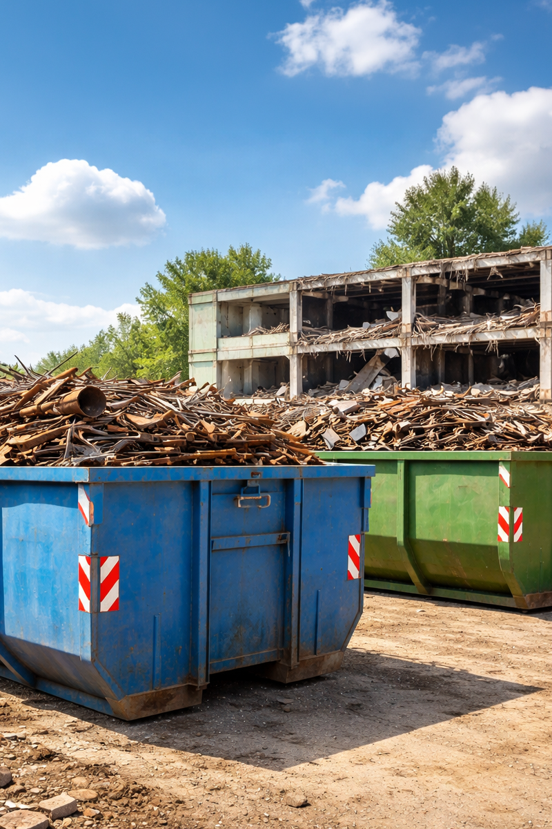 Ekosfera Choszczno, Stary Klukom, wynajem kontenerów na rozbiórkę